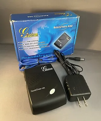 Grandstream HandyTone 486 VoIP Analog Telephone Adapter ATA Power Ethernet HT486 • $15.77