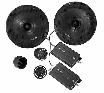 KICKER 46CSS674 6.75  6-3/4  600 Watt 4-Ohm Car Audio Component Speakers CSS67 • $134.96