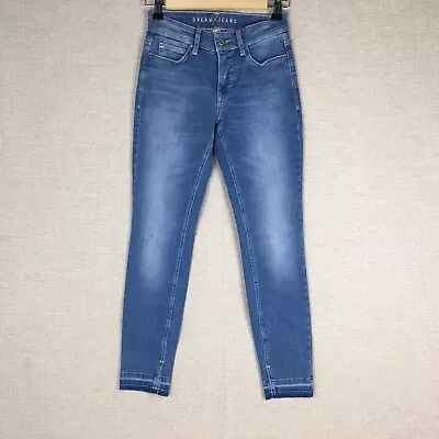 £29.38 • Buy Dream Jeans By MAC Jeans Women's 27x27 Skinny Fringe Medium Wash Blue Denim