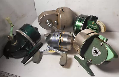 Vintage Mixed Lot Of 5 SPINCASTING Fishing Reels For PARTS REPAIR Spincast Reel • $2.25