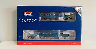 Bachmann ‘oo’ 32-517 - Derby Lightweight Two Car Dmu Br Blue - Boxed - Weathered • $383.11