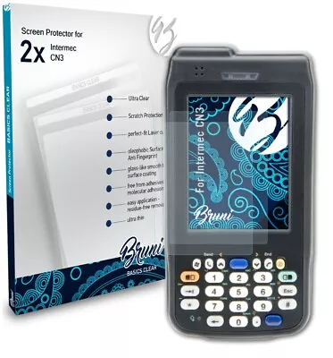 Bruni 2x Protective Film For Intermec CN3 Screen Protector Screen Protection • £9.29