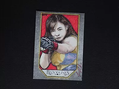 2014 Topps UFC Bloodlines Rin Nakai Sketch #1/1 NMMT+ READ! • $182.25