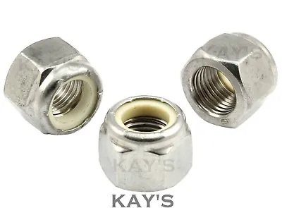Unf Nyloc Nuts A2 Stainless Steel Nylon Insert Locking 10 1/4 5/16 3/8 7/16 1/2  • £2.86