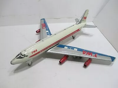 Twa 707 Intercontinal Jetliner Friction Large 18  Ws -japan-vg Cond-works-* • $179