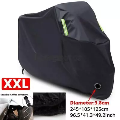 XXL Motorcycle Cover Dust Sun Protector For Yamaha TW200 Trailway Virago 250 535 • $25.90