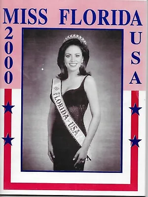 2000 Miss Florida USA Pageant Official Program Book • $15