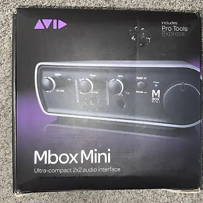 MBOX High Performance Audio Interface. Pro Tools Express WITH SOFTWARE PRO TOOLS • $69