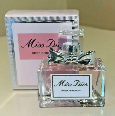 Dior Miss Dior Rose N'Roses Eau De Toilette 5 Ml .17 0.17 Oz EDT Mini New In Box • $17.99