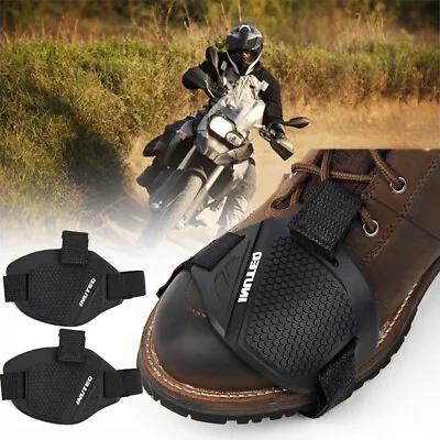 2PCS Motorcycle Cycling Rubber Antiskid Gear Shift Pad Shoe Cover Boot Protector • $9.98