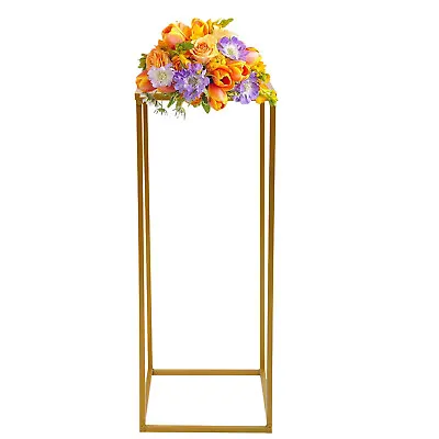 31  Flower Floor Vase Metal Column Flower Stand Arrangement For Wedding Birthday • $15.20