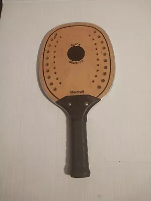 VINTAGE METAL EDGE Black Beauty  MARCRAFT PADDLE RACQUET Preowned Great Conditio • $30