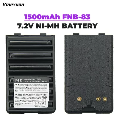 NEW FNB-V83 7.2V 1500mAh Battery Pack For Yaesu Vertex VX-410 VX-420 VX-417 • $25.19