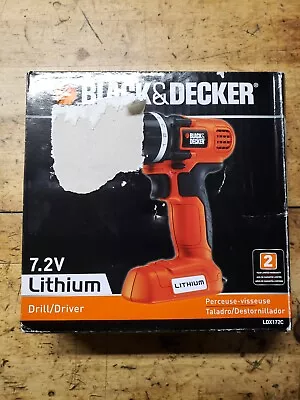 NEW Black & Decker 7.2v Lithium Drill • $11.99