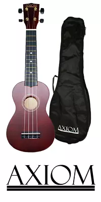 Axiom Spectrum Beginner Coloured Ukulele - Natural - With Carry Bag • $39.95