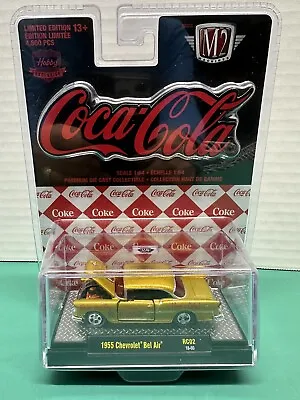 M2 Machines Coca-Cola Hobby Exclusive 1955 Chevrolet Bel Air RC02  18-60 (9) • $9