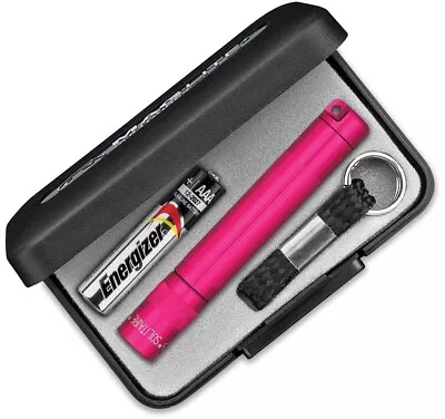 Mag-Lite Solitaire Mini Flashlight Pink Aluminum Resists Water/Impact Battery • $13.29
