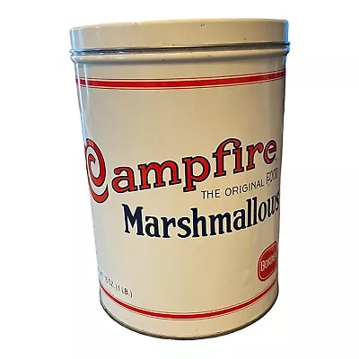 VINTAGE CAMPFIRE MARSHMALLOWS TIN REPLICA 1920 Can 1 Lb 16 Oz 8  Advertising • $41.29