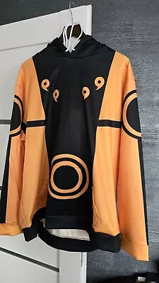 XL Adult Kids Naruto Shippuden Uzumaki Naruto Cosplay Costume Sweatshirt Suit • £26