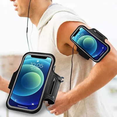 For IPhone 15/14/13 Pro Max Holder Armband Case Sports Running Exercise Arm Band • $14.99