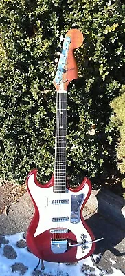 $650 • Buy 1964 Kawai SD-2W Electric Guitar, MIJ Hound Dog Taylor Model W/set Neck