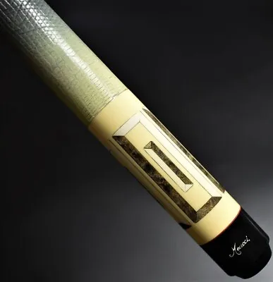 Meucci Saber Cue 90s Red Dot Shaft Lizard Leather Grip Joint Protector Included • $902.50