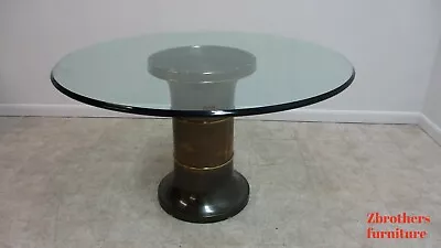 Vintage Art Deco Style Center Dinette Card Pedestal Table • $1705.50