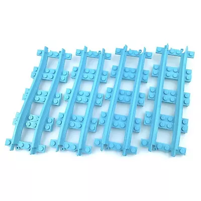 Lego Parts 25086 Train Track Slope Blue 4 Pc • $12.50