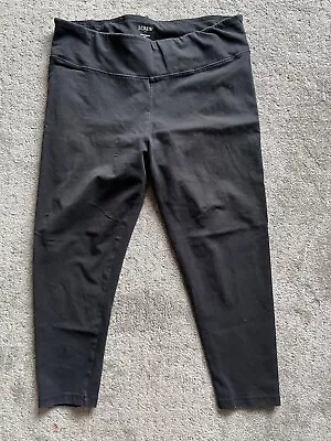 J. Crew Womens XL Solid Fit Leggings Black Solid Extra Large • $10.90