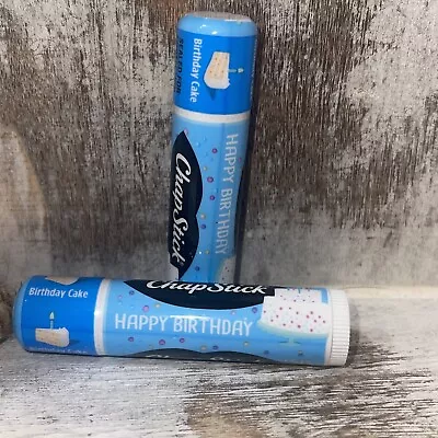 CHAPSTICK BIRTHDAY CAKE  Flavor Lip Balm Lot Happy Birthday ! Sealed • $8.90