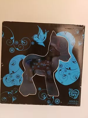 Hasbro My Little Pony 2008 Exclusive Blue Black Tattoo Art Collector Pony 68486 • $24.95