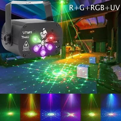 480 Patterns RGB LED Laser Projector Light Stage Effect Party Bar DJ Disco Light • £18.99