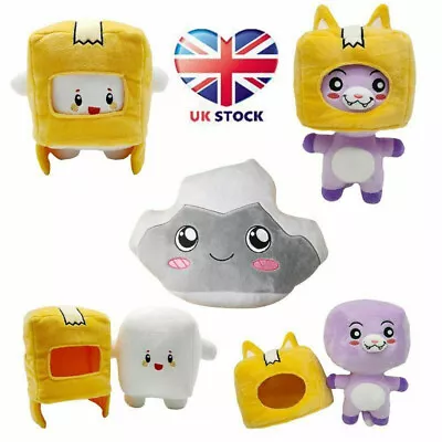 £8.69 • Buy Plushie Doll Lankybox BOXY+FOXY+ROCKY Plush Stuffed Toys Kids Soft Games Figure