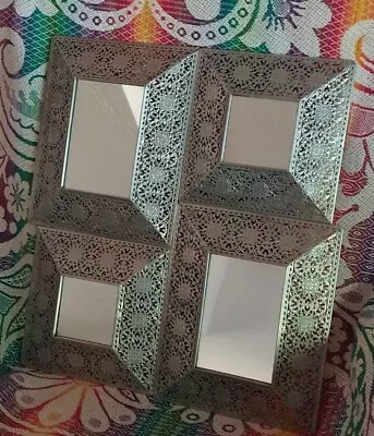 Morraccan Style Punched Tin Mirror Grouping • $30