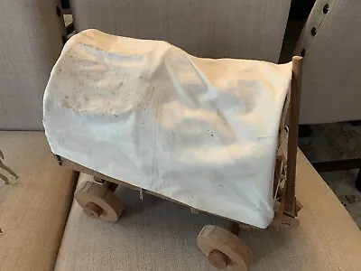 $15 • Buy Vintage Wooden Covered Wagon Wonderful!