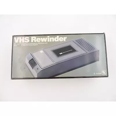 Gemini RW2200 Video Cassette Rewinder 1988 Vtg New Open Box • $39.95