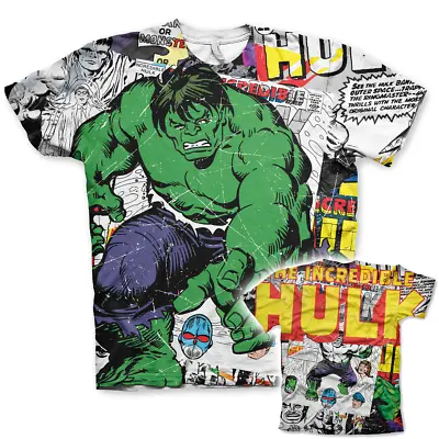 £25.98 • Buy The Incredible Hulk Comic Official Mens T-Shirt