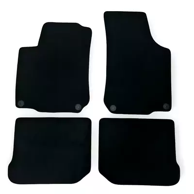 Car Floor Mats Velour For VW Golf MK4 Waterproof Black Carpet Rugs Auto Liners • $45.34