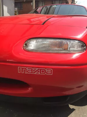 Mazda Miata MX-5 NA Front Bumper Mazda Outline Decal 7” Sticker Weatherproof • $8.50