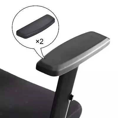 Office Chair Replacement Arm Pads With Mount Screw Support Arms And Elbow • £18.92