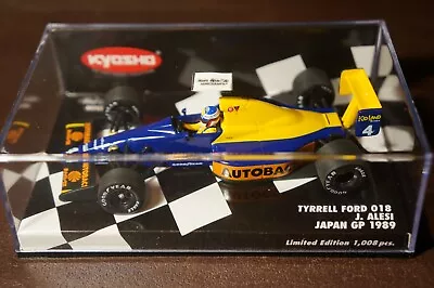 【LIMITED 1008pcs】MINICHAMPS X KYOSHO 1:43 Tyrrell Ford 018 Japan GP J.Alesi 1989 • $75