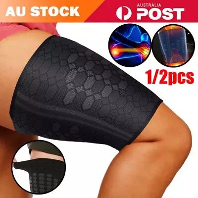 Thigh Leg Support Hamstring Quadriceps Wrap Groin Quad Brace Compression Sleeve • $16.99