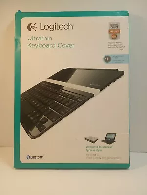 Logitech Logicool Ultrathin Keyboard Cover Black For IPad 2 And IPad 3rd Gen • $8.88