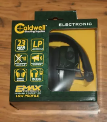 Caldwell E-Max Low Profile Electronic Hearing Protection Ear Muffs - 487557 • $19.99