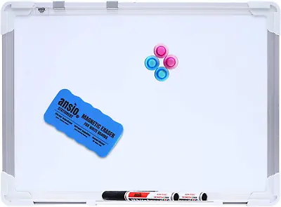 A3 42 X 30 Cm Double Sided Magnetic Whiteboard Kit - White/White • £16.60