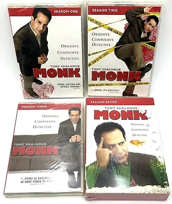 Monk: The Series Seasons 1-3 (DVD 2002) And Season 7 Brand New Factory Sealed • $28.95