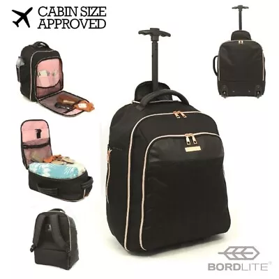 Bordlite Approved Cabin Holdall Rucksack On Wheels Trolley Travel Cabin Bag • £21.99