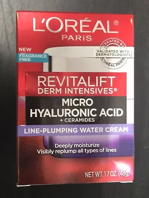 L'Oreal Paris Revitalift Mcro Hyaluronic Acid Plumping Cream - 1.7oz (D6) • $15