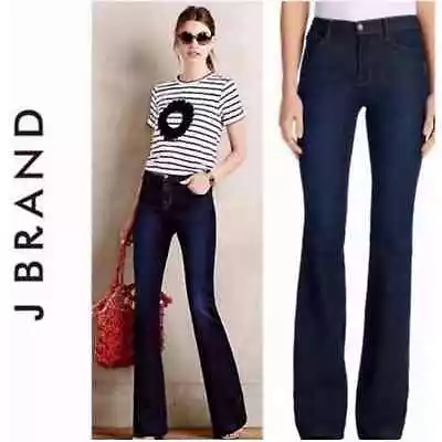 J Brand Love Story Pure Flare Dark Wash Jeans Sz 26 • $49.99