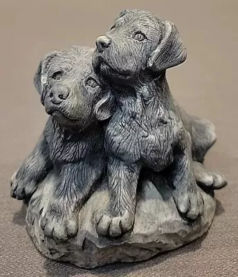 Mt. St. Helens Sculpture Hand Crafted Volcanic Ash Two Dogs 3.5 Inches • $17.99